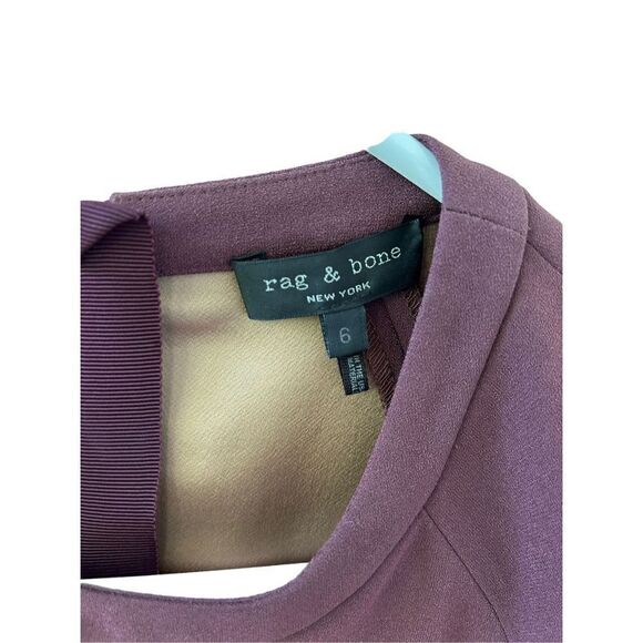 Rag & Bone Watson Short Sleeve Mini Dress Women's Size 6 - Picture 5 of 9